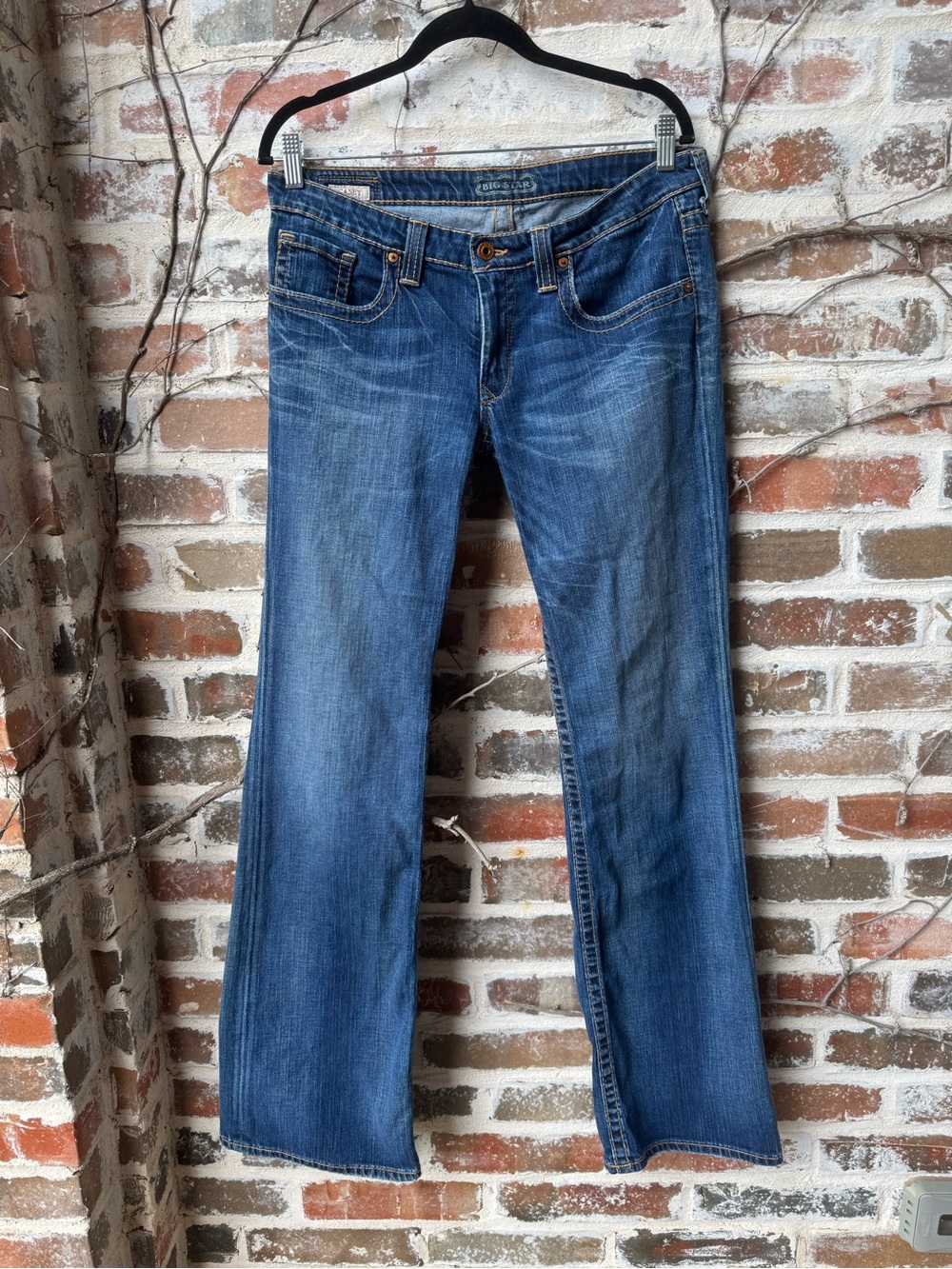 VTG Big Star Casey Low Rise Bootcut Jeans 31 XL 12